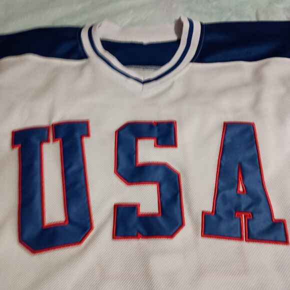 Jack O’Callahan #17 Jersey USA Olympic 1980 Hockey Size 3XL Stitch - Picture 3 of 8
